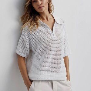 Varley knit polo